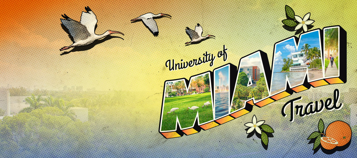 Logo of university of miami travel